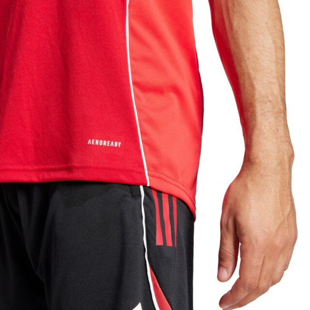 Adidas Heren tiro 25 wedstrijd-trainings-t-shirt UTPP3273_red large
