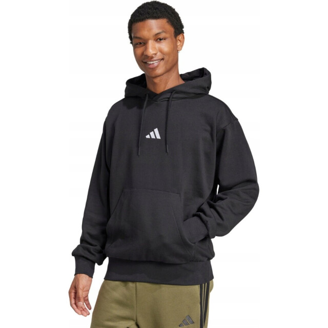 Adidas Heren essentials feelcozy fleece hoodie UTPP3404_black large