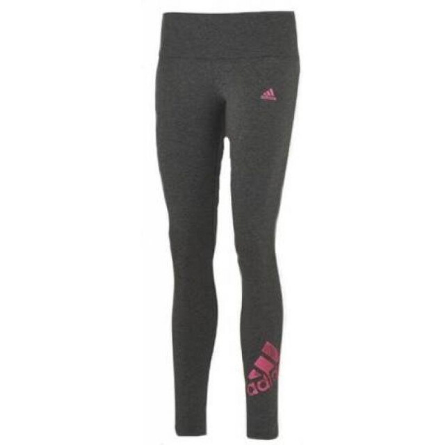 Adidas Dames logo legging UTPP2947_greysilver large Adidas Dames logo legging UTPP2947_greysilver large
