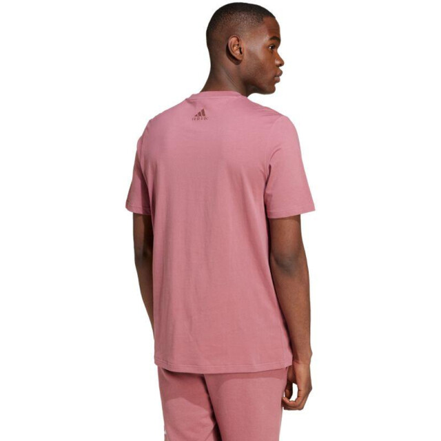 Adidas Heren essentials groot logo single jersey t-shirt UTPP3173_pink large Adidas Heren essentials groot logo single jersey t-shirt UTPP3173_pink large