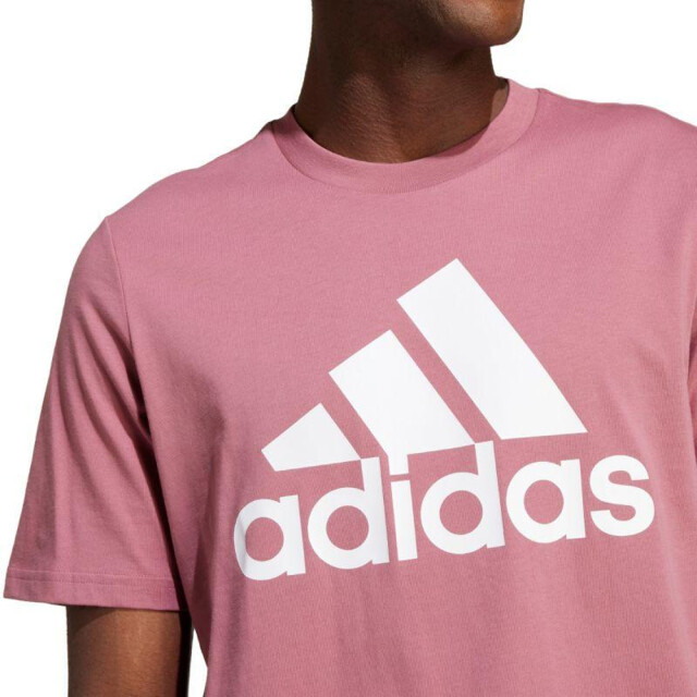 Adidas Heren essentials groot logo single jersey t-shirt UTPP3173_pink large Adidas Heren essentials groot logo single jersey t-shirt UTPP3173_pink large