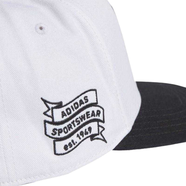Adidas Heren logo snapback cap UTPP2981_whiteblack large