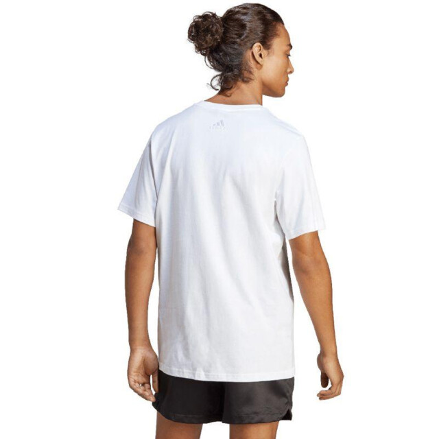 Adidas Heren essentials groot logo single jersey t-shirt UTPP3173_white large
