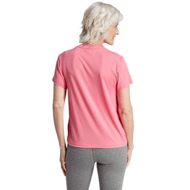 Adidas Dames train essentials 3 strepen aeroready t-shirt UTPP2762_pink large