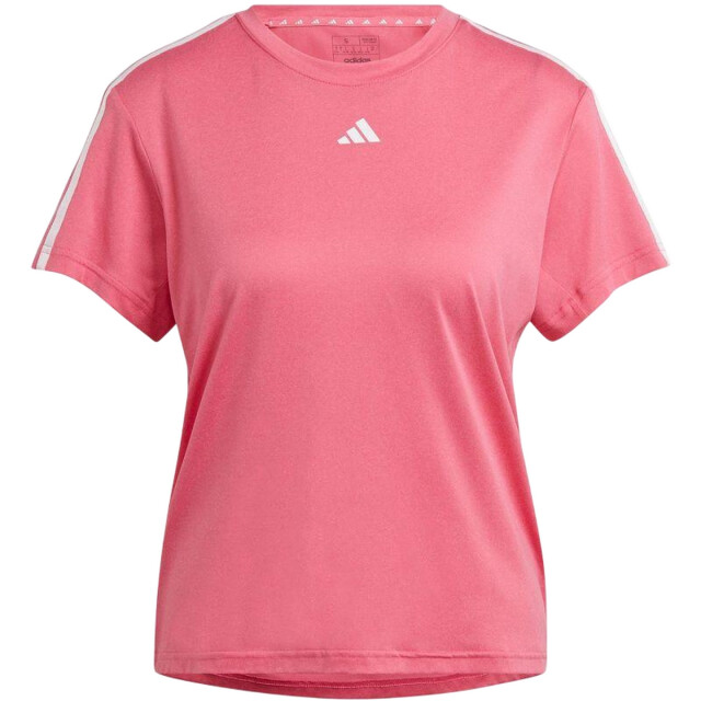 Adidas Dames train essentials 3 strepen aeroready t-shirt UTPP2762_pink large