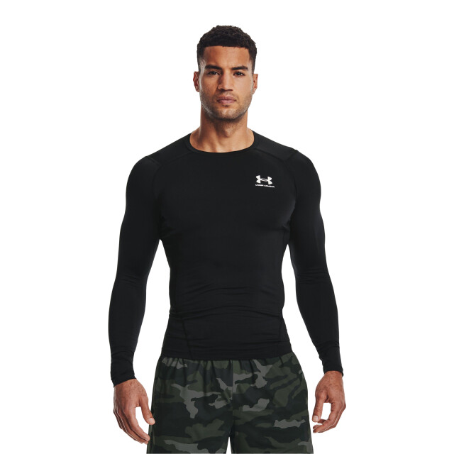 Under Armour Heren heatgear t-shirt met lange mouwen UTPP2577_black large