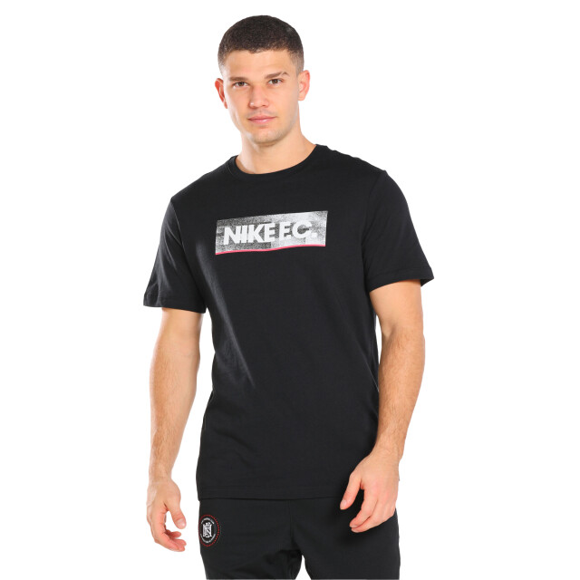 Nike Heren fc blok katoen t-shirt UTPP2611_black large