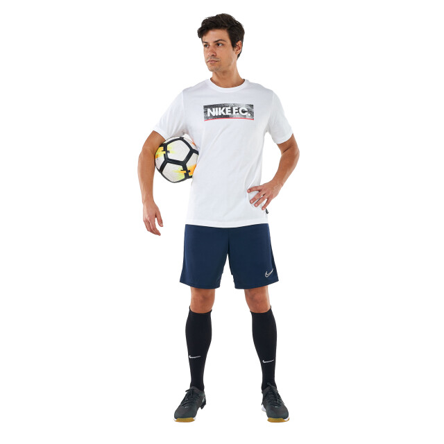 Nike Heren fc blok katoen t-shirt UTPP2611_white large Nike Heren fc blok katoen t-shirt UTPP2611_white large