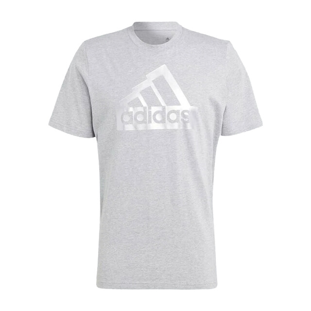 Adidas Heren t-shirt katoen met logo UTPP2621_greysilver large