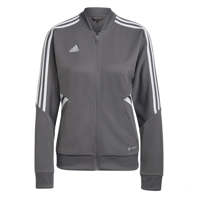 Adidas Dames condivo 22 full zip track jacket UTPP2342_grey large Adidas Dames condivo 22 full zip track jacket UTPP2342_grey large