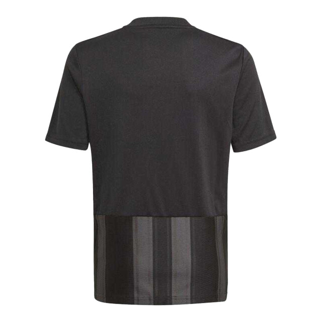 Adidas Kinderen/kinderen 21 contrast gestreept t-shirt UTPP2414_blackgreysilver large Adidas Kinderen/kinderen 21 contrast gestreept t-shirt UTPP2414_blackgreysilver large