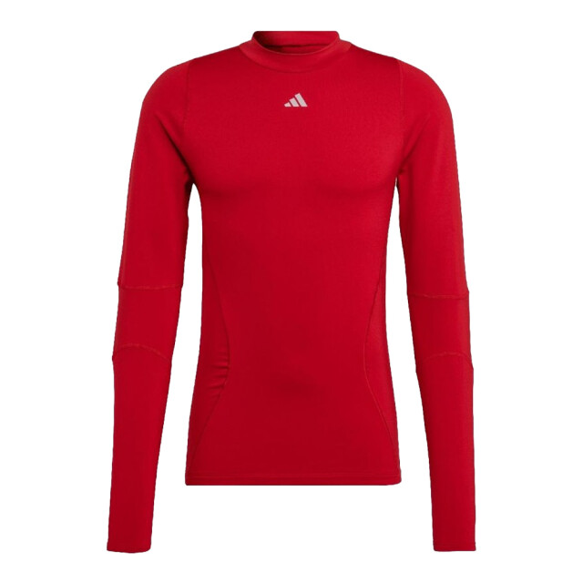 Adidas Heren techfit cold.rdy t-shirt met lange mouwen UTPP2298_red large