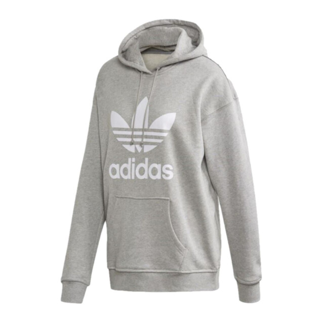 Adidas Dames trefoil hoodie UTPP2143_grey large Adidas Dames trefoil hoodie UTPP2143_grey large