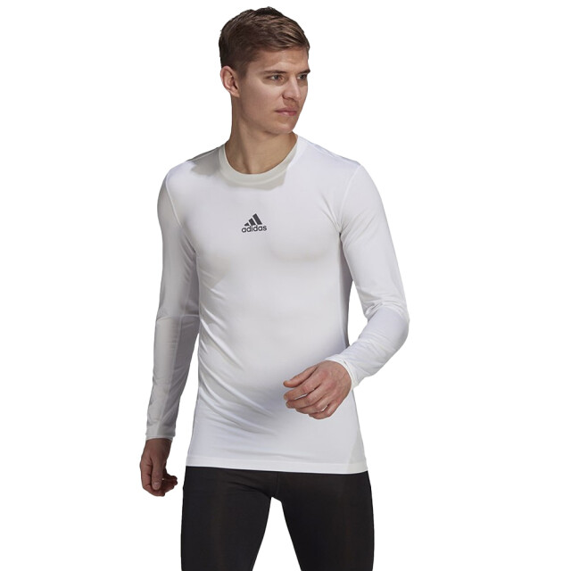 Adidas Heren tech-fit compressie t-shirt UTPP2042_white large