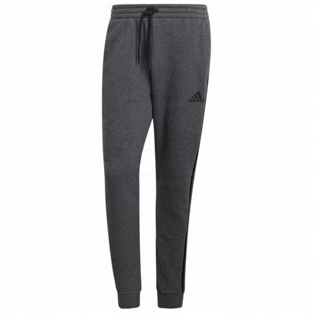 Adidas Heren essentials fleece 3 strepen tapered leg joggingbroek UTPP2007_darkgrey large