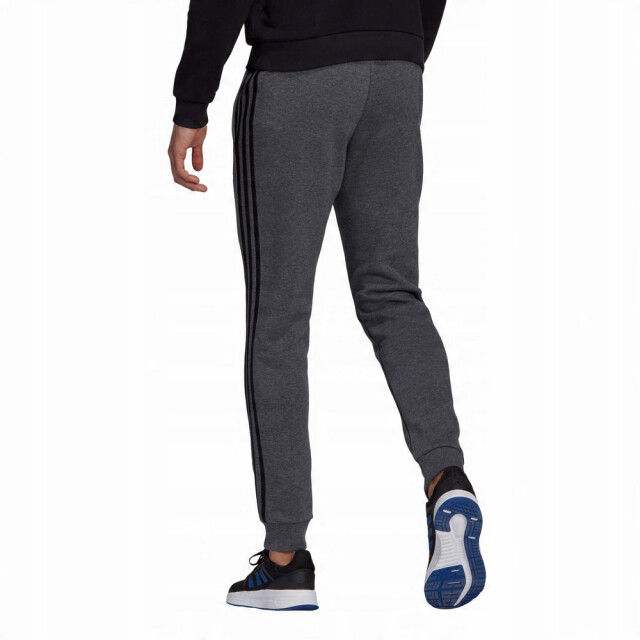 Adidas Heren essentials fleece 3 strepen tapered leg joggingbroek UTPP2007_darkgrey large
