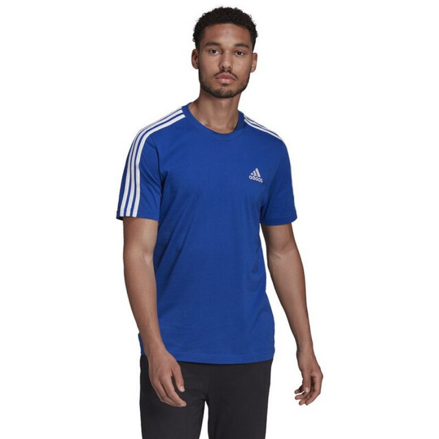 Adidas Heren 3 strepen t-shirt UTPP1922_blue large