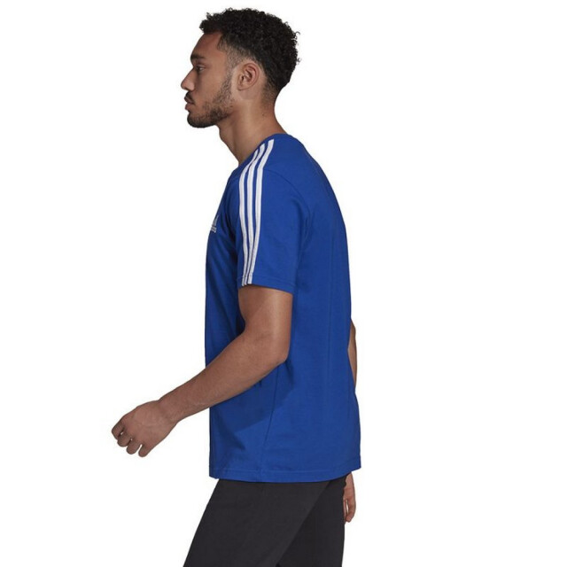 Adidas Heren 3 strepen t-shirt UTPP1922_blue large
