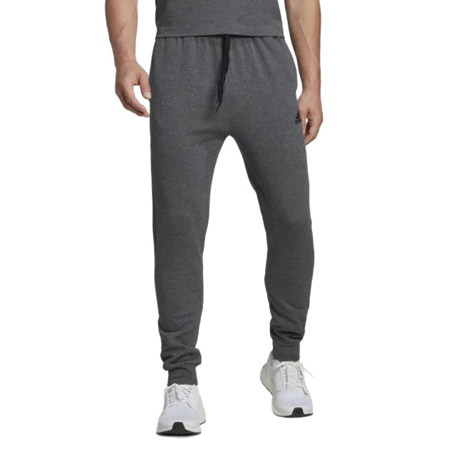 Adidas Heren essentials fleece tapered leg joggingbroek UTPP1799_grey large
