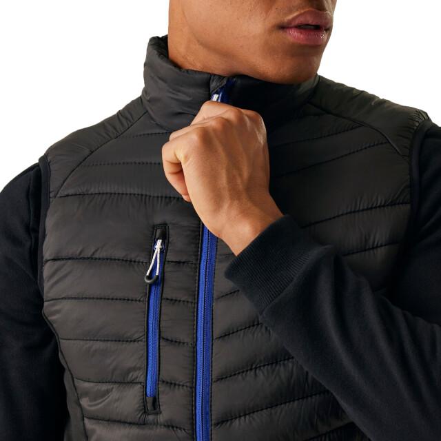 Regatta Heren navigate gewatteerd hybride gilet UTRG9422_blacknewroyal large