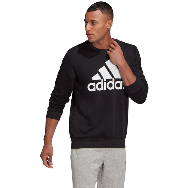 Adidas Heren essentials sweatshirt met groot logo UTPP858_black large