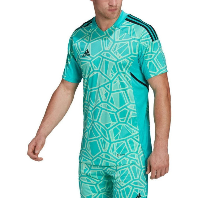Adidas Heren condivo 22 keepershirt met korte mouwen UTPP832_green large Adidas Heren condivo 22 keepershirt met korte mouwen UTPP832_green large