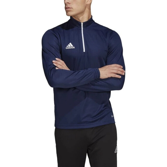 Adidas Heren entrada 22 sweatshirt met halve rits UTPP845_navyblue large Adidas Heren entrada 22 sweatshirt met halve rits UTPP845_navyblue large