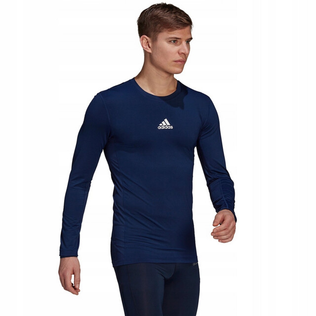Adidas Heren compressie t-shirt met lange mouwen UTPP952_navyblue large
