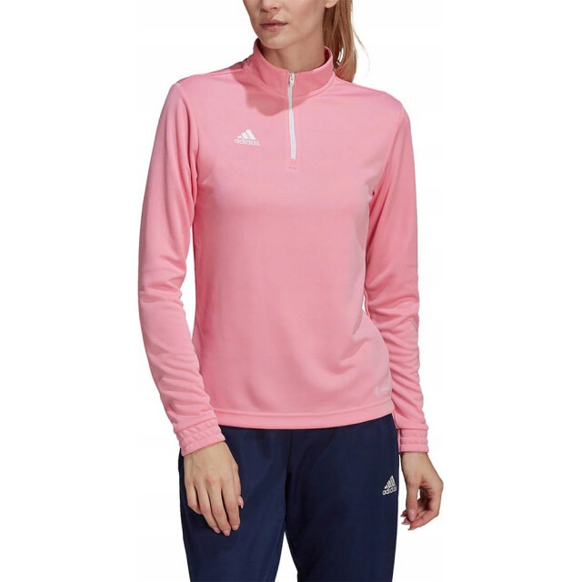 Adidas Dames entrada 22 sweatshirt met kwart ritssluiting UTPP760_pink large