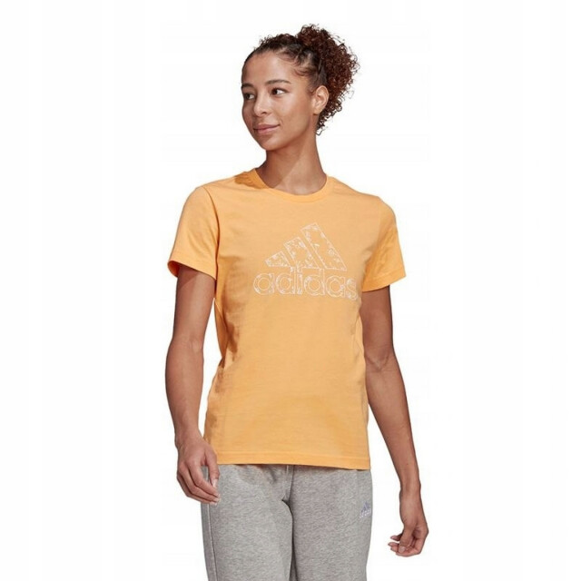 Adidas Dames bloemen t-shirt UTPP920_yellow large