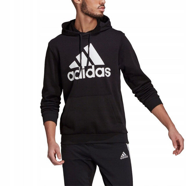 Adidas Heren essentials big logo hoodie UTPP683_black large