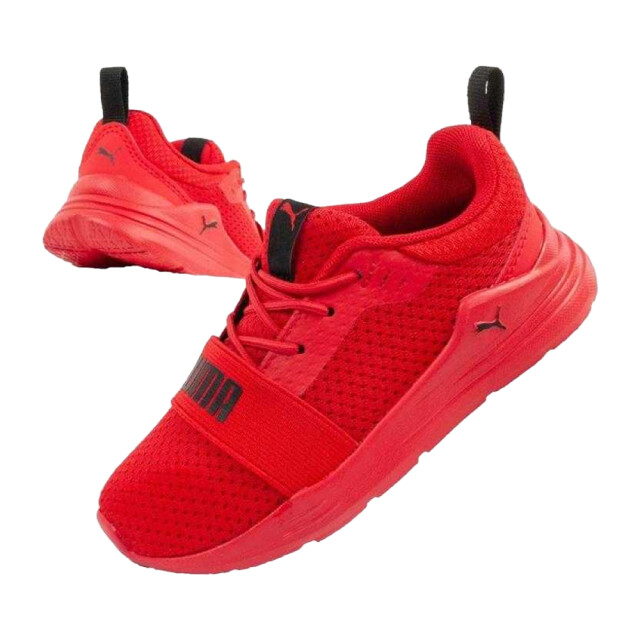 Puma Bedrade hardlooptrainers voor kinderen UTPP6842_red large