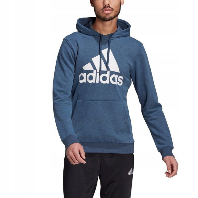 Adidas Heren essentials big logo hoodie UTPP683_blue large