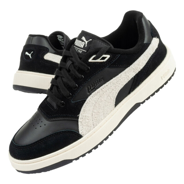 Puma Dames court dubbel leren trainers UTPP6934_black large