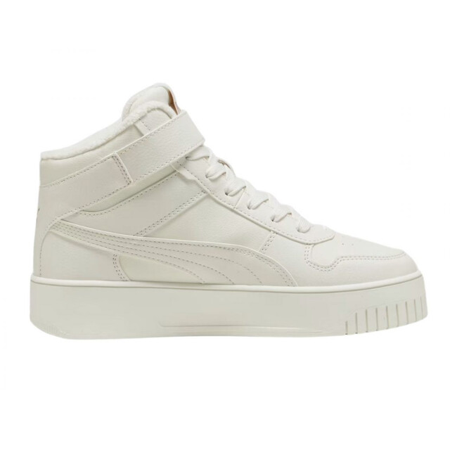 Puma Dames carina street mid cut trainers UTPP6527_cream large