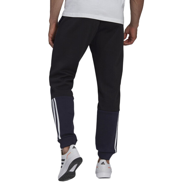 Adidas Heren essentials fleece colour block joggingbroek UTPP654_navyblue large