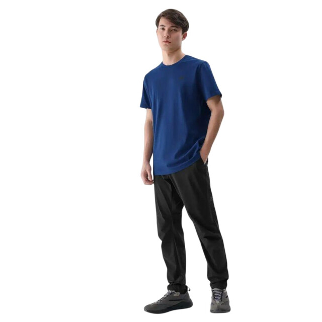 4F Effen normaal t-shirt heren UTPP6445_navyblue large