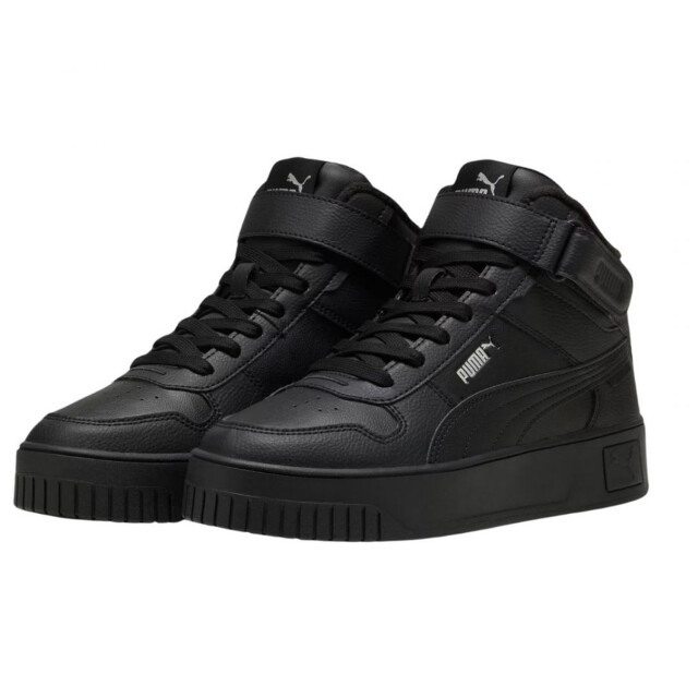 Puma Dames carina street mid cut trainers UTPP6527_black large