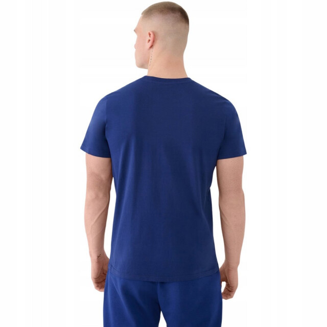 4F Effen normaal t-shirt heren UTPP6445_darkblue large