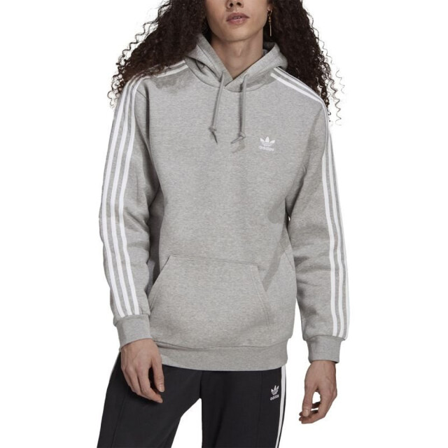 Adidas Heren 3 strepen hoodie UTPP625_greysilver large