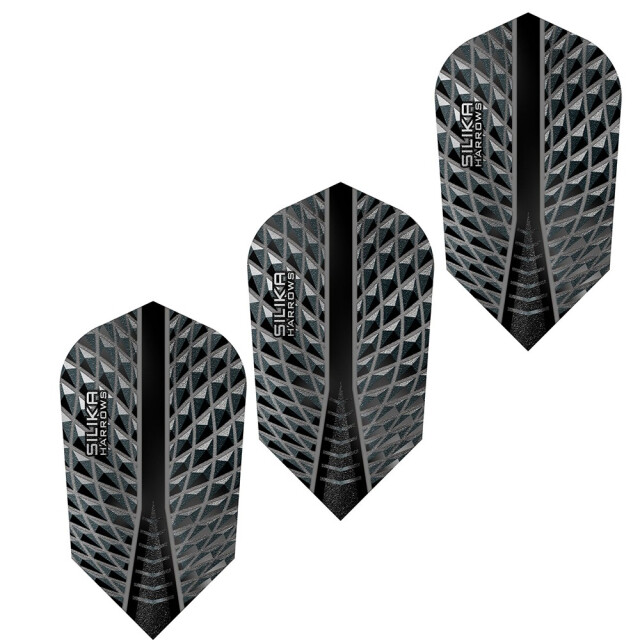 Harrows Silica dart vluchten (set van 3) UTPP6378_blacksilver large