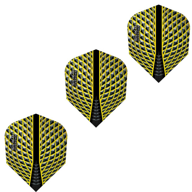 Harrows Silica dart vluchten (set van 3) UTPP6379_darkyellow large