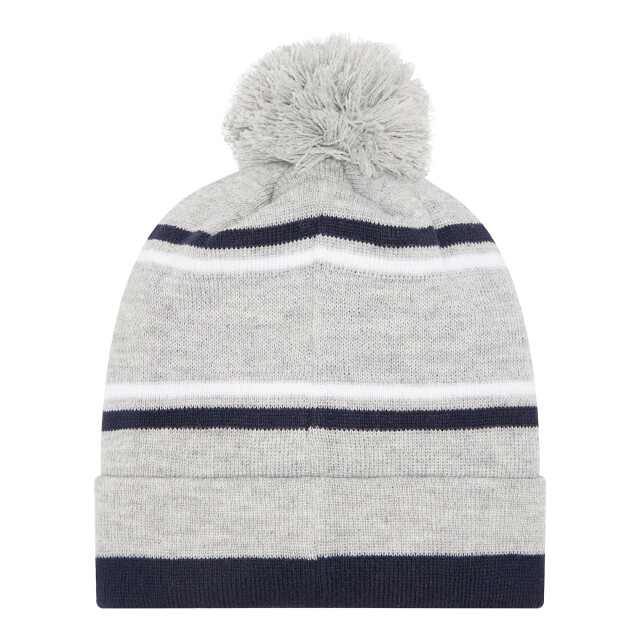 4F Kinder/kinder pom pom muts UTPP630_grey large