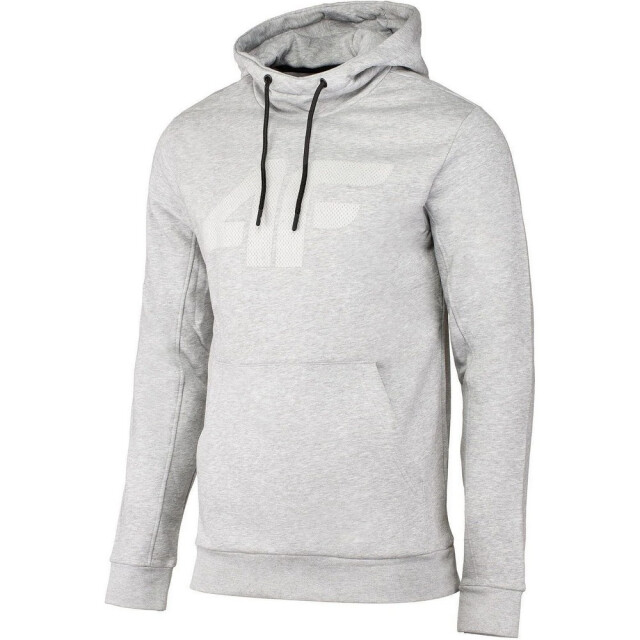 4F Heren effen 1 kangoeroezak hoodie UTPP1746_grey large
