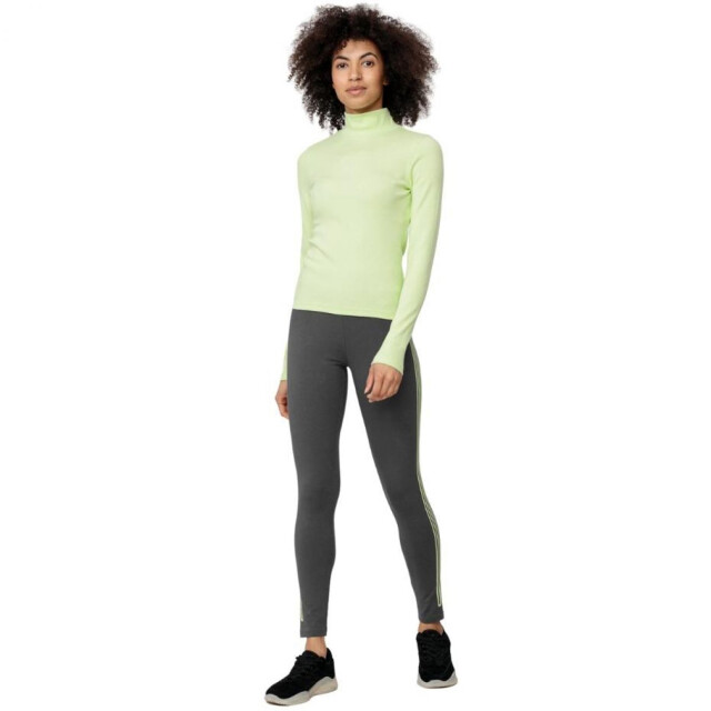 4F Dames schildpadhals top met lange mouwen UTPP1706_green large 4F Dames schildpadhals top met lange mouwen UTPP1706_green large