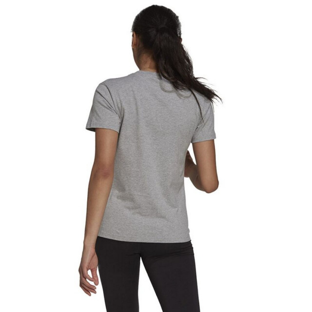 Adidas Dames t-shirt met grafische print en ronde hals met korte mouwen UTPP1529_greysilver large