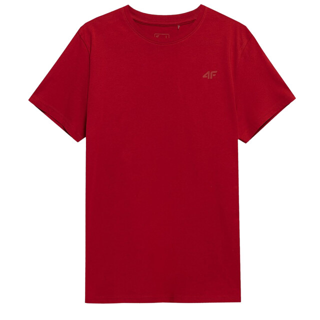4F Heren ss23ttshm536 t-shirt UTPP1750_red large