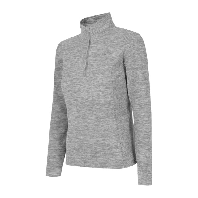 4F Dames h4z22 polar fleece sweatshirt met kwartrits UTPP1621_grey large