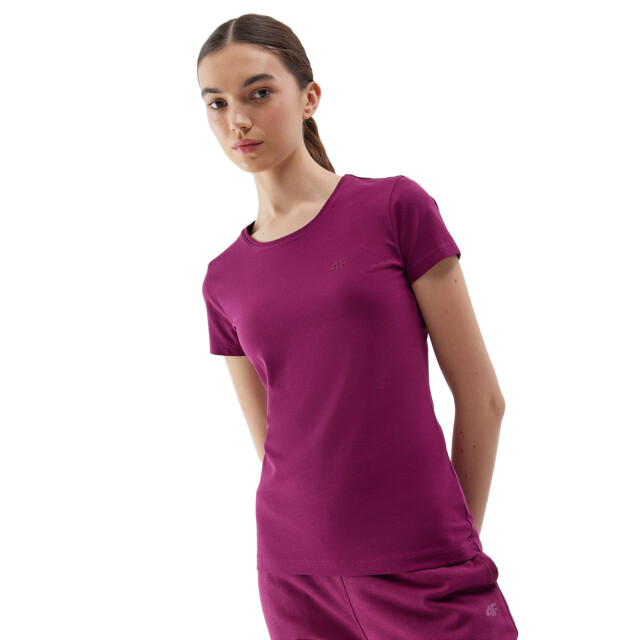4F Dames wss24ttshf1161 t-shirt UTPP1714_violet large