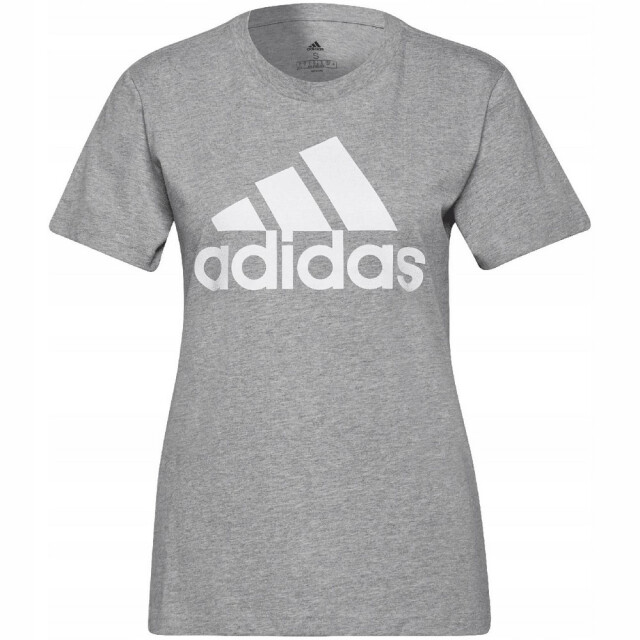 Adidas Dames t-shirt met grafische print en ronde hals met korte mouwen UTPP1529_greysilver large
